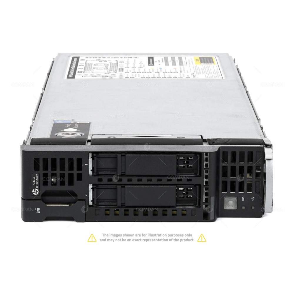 HPE C7000 16x BL460c Gen9 32x Xeon E5-2680 V4 512 GB RAM Rails